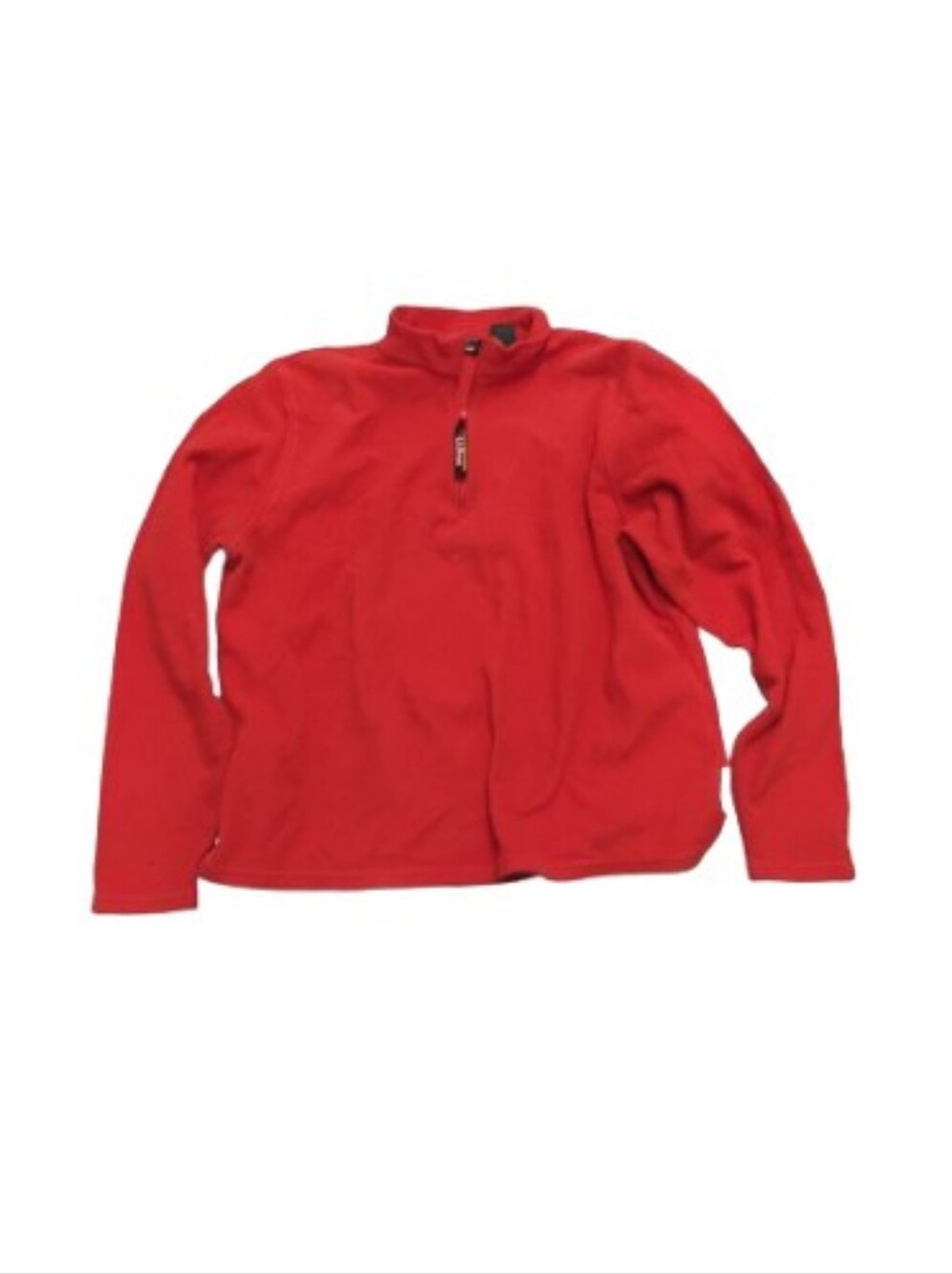 L.L. Bean Women's Quarter Zip Fleece Lightweight Pullover Top